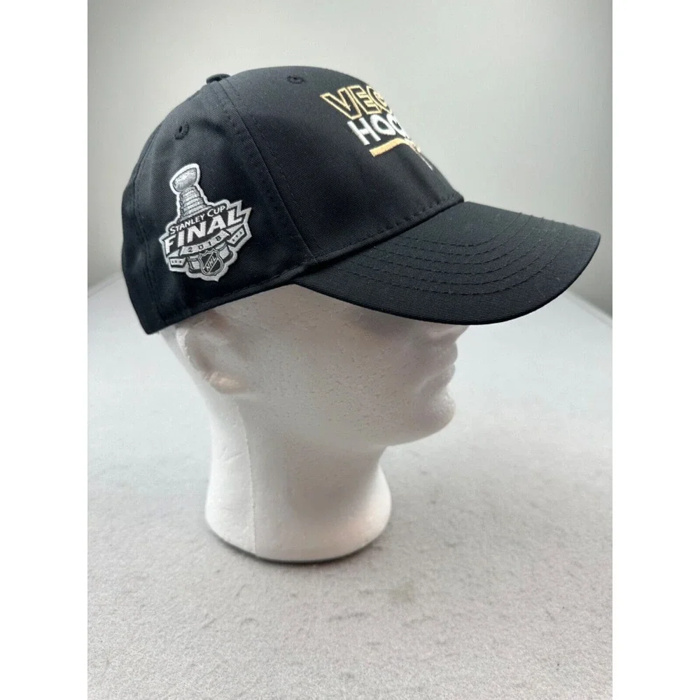 Vegas Golden Knights 2018 Stanley Cup Final Adidas Adjustable Hat‎ Cap NHL Black